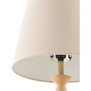   Modern European furniture - Linen Wood Veneer Table Lamp - www.oroa.com | Oroa.com