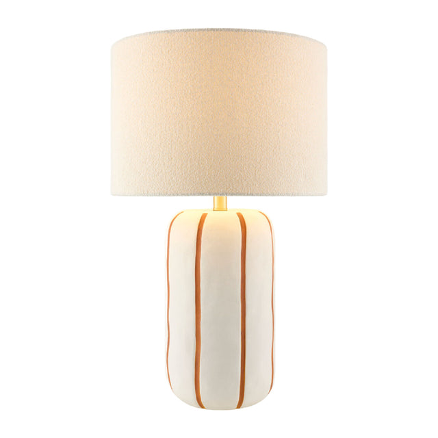 Modern European furniture - Line Painted Ceramic Table Lamp - www.oroa.com