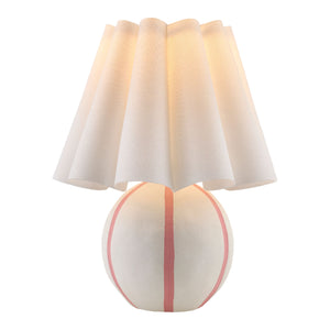   Modern European furniture - Lined Round Ceramic Table Lamp - www.oroa.com | Oroa.com