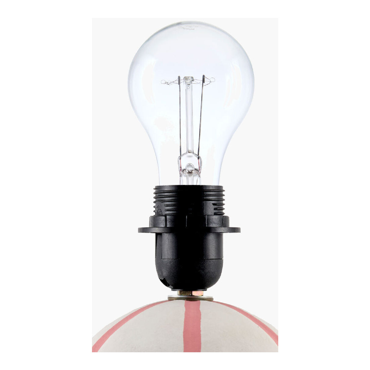   Modern European furniture - Lined Round Ceramic Table Lamp - www.oroa.com | Oroa.com