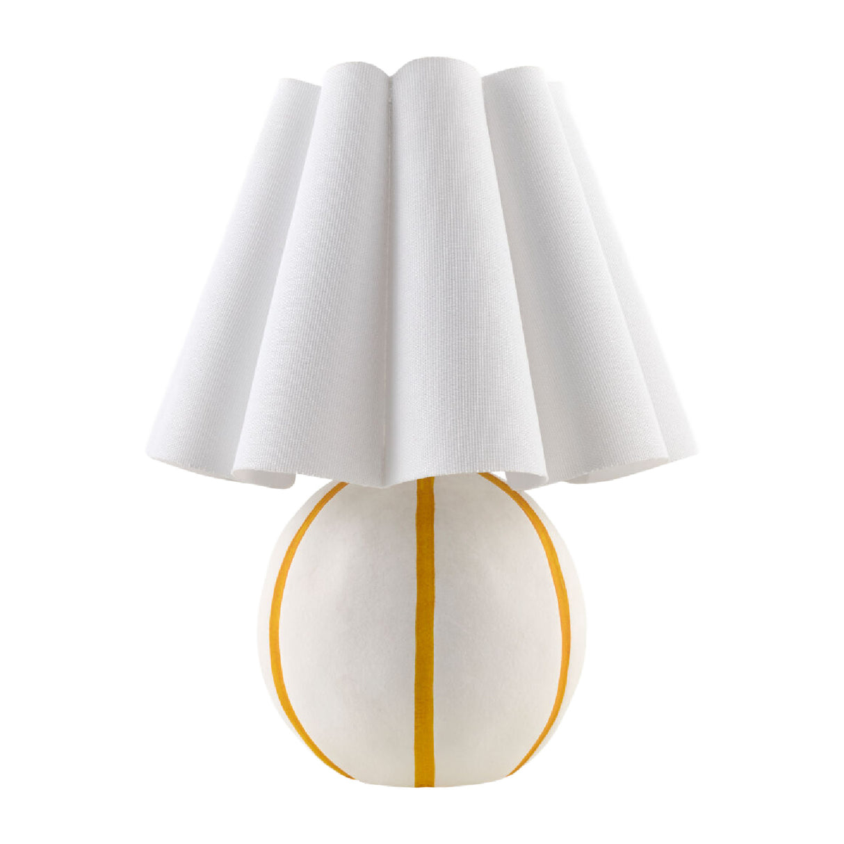   Modern European furniture - Lined Round Ceramic Table Lamp - www.oroa.com | Oroa.com