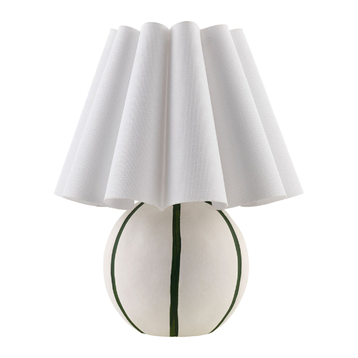  Modern European furniture - Lined Round Ceramic Table Lamp - www.oroa.com | Oroa.com