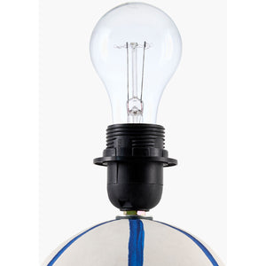   Modern European furniture - Lined Round Ceramic Table Lamp - www.oroa.com | Oroa.com