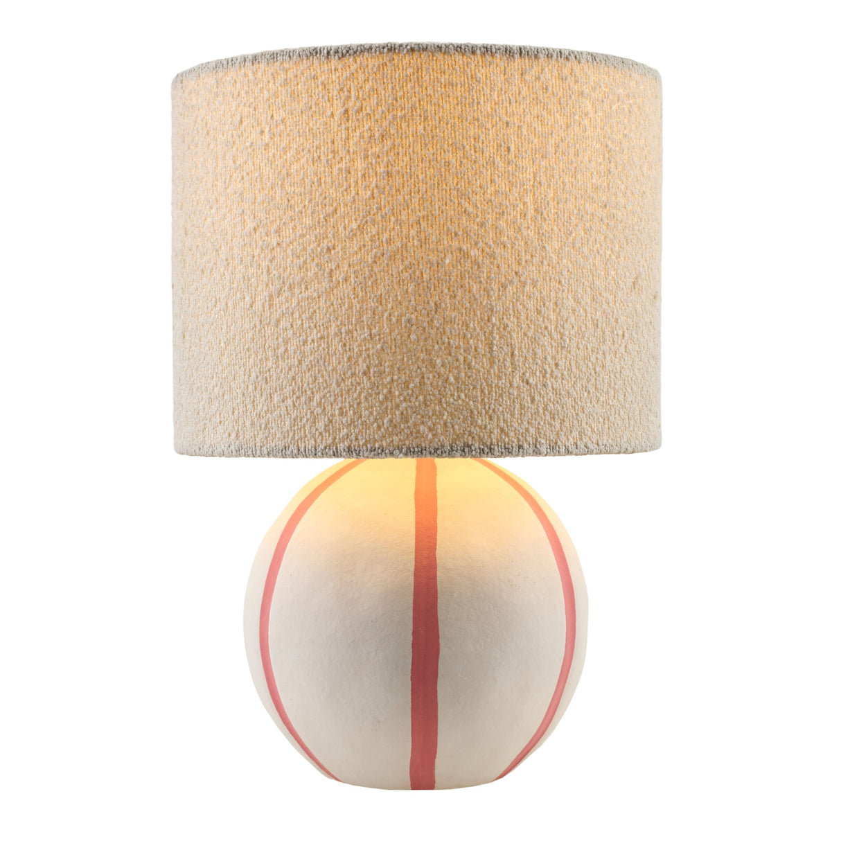   Modern European furniture - Round Lined Ceramic Table Lamp - www.oroa.com | Oroa.com
