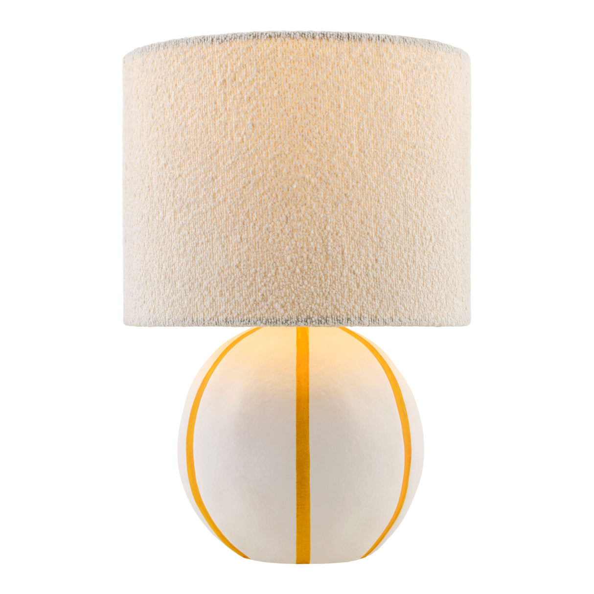   Modern European furniture - Round Lined Ceramic Table Lamp - www.oroa.com | Oroa.com