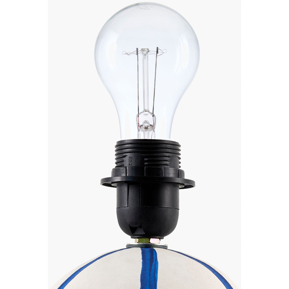   Modern European furniture - Round Lined Ceramic Table Lamp - www.oroa.com | Oroa.com