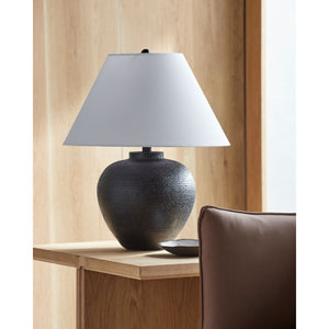   Modern European furniture - Empire Linen Shade Table Lamp - www.oroa.com | Oroa.com