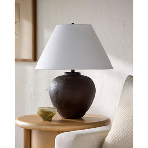   Modern European furniture - Empire Linen Shade Table Lamp - www.oroa.com | Oroa.com