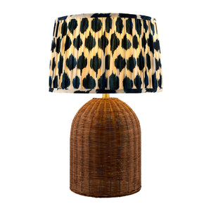   Blue Patterned Fabric Table Lamp | Oroa.com