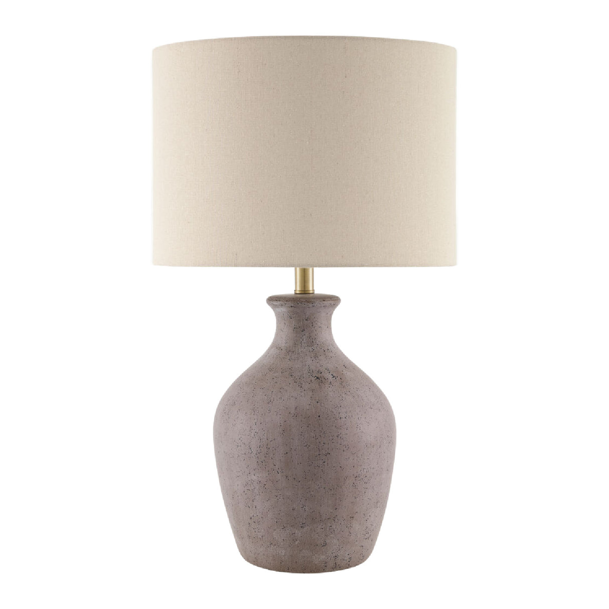   Modern European furniture - Linen Drum Shade Table Lamp - www.oroa.com | Oroa.com