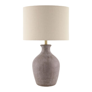   Modern European furniture - Linen Drum Shade Table Lamp - www.oroa.com | Oroa.com