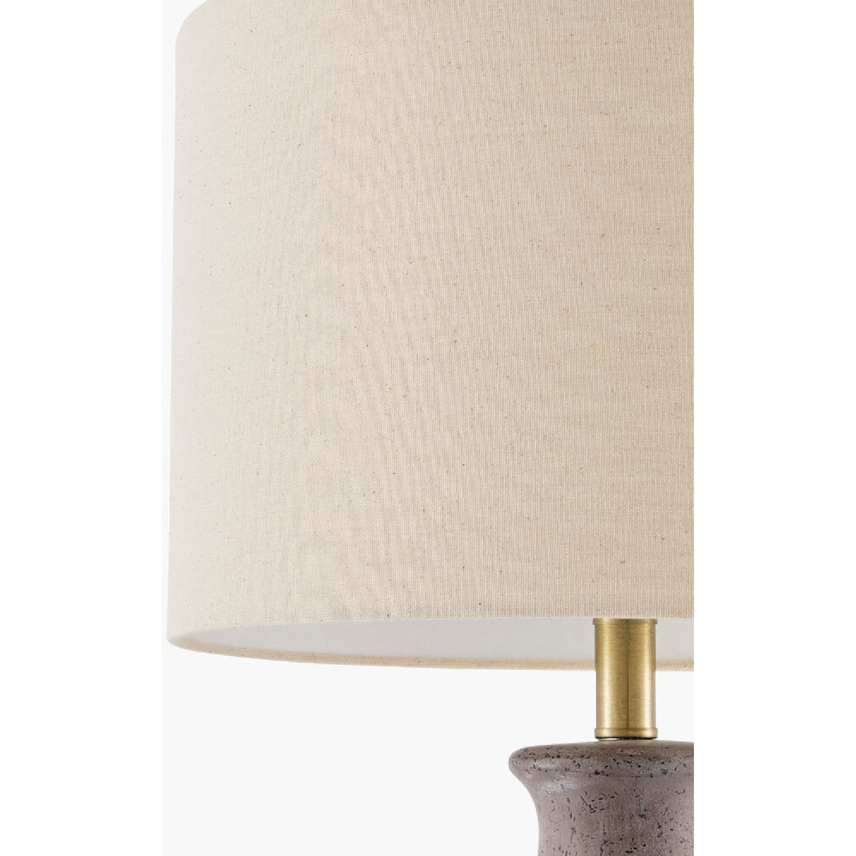  Modern European furniture - Linen Drum Shade Table Lamp - www.oroa.com | Oroa.com