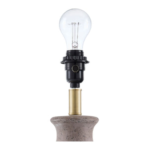   Modern European furniture - Linen Drum Shade Table Lamp - www.oroa.com | Oroa.com