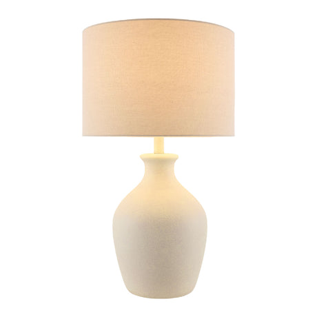   Modern European furniture - Linen Drum Shade Table Lamp - www.oroa.com | Oroa.com