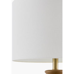   Modern European furniture - Linen Drum Shade Table Lamp - www.oroa.com | Oroa.com