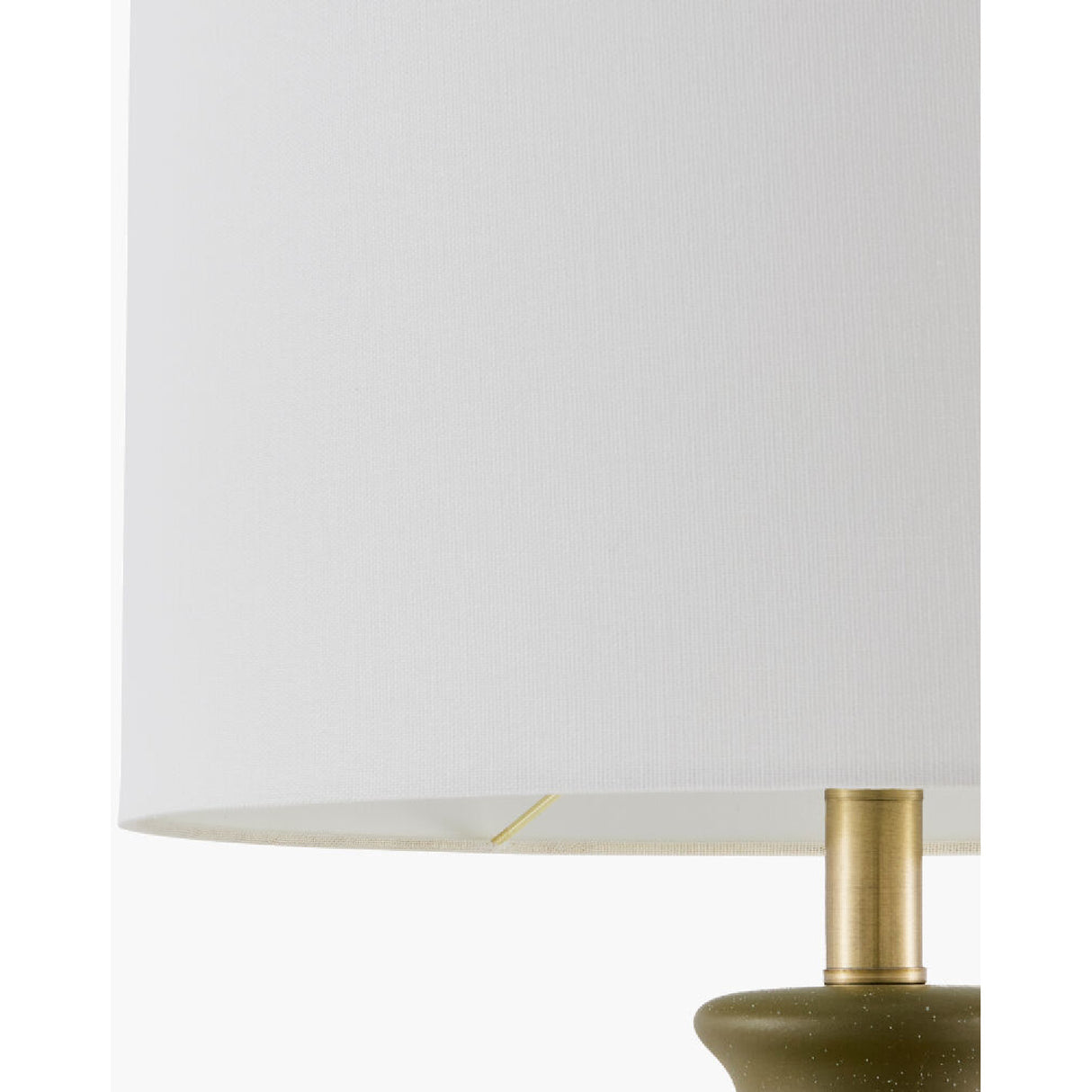   Modern European furniture - Linen Drum Shade Table Lamp - www.oroa.com | Oroa.com