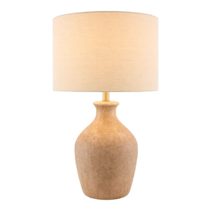   Modern European furniture - Linen Drum Shade Table Lamp - www.oroa.com | Oroa.com