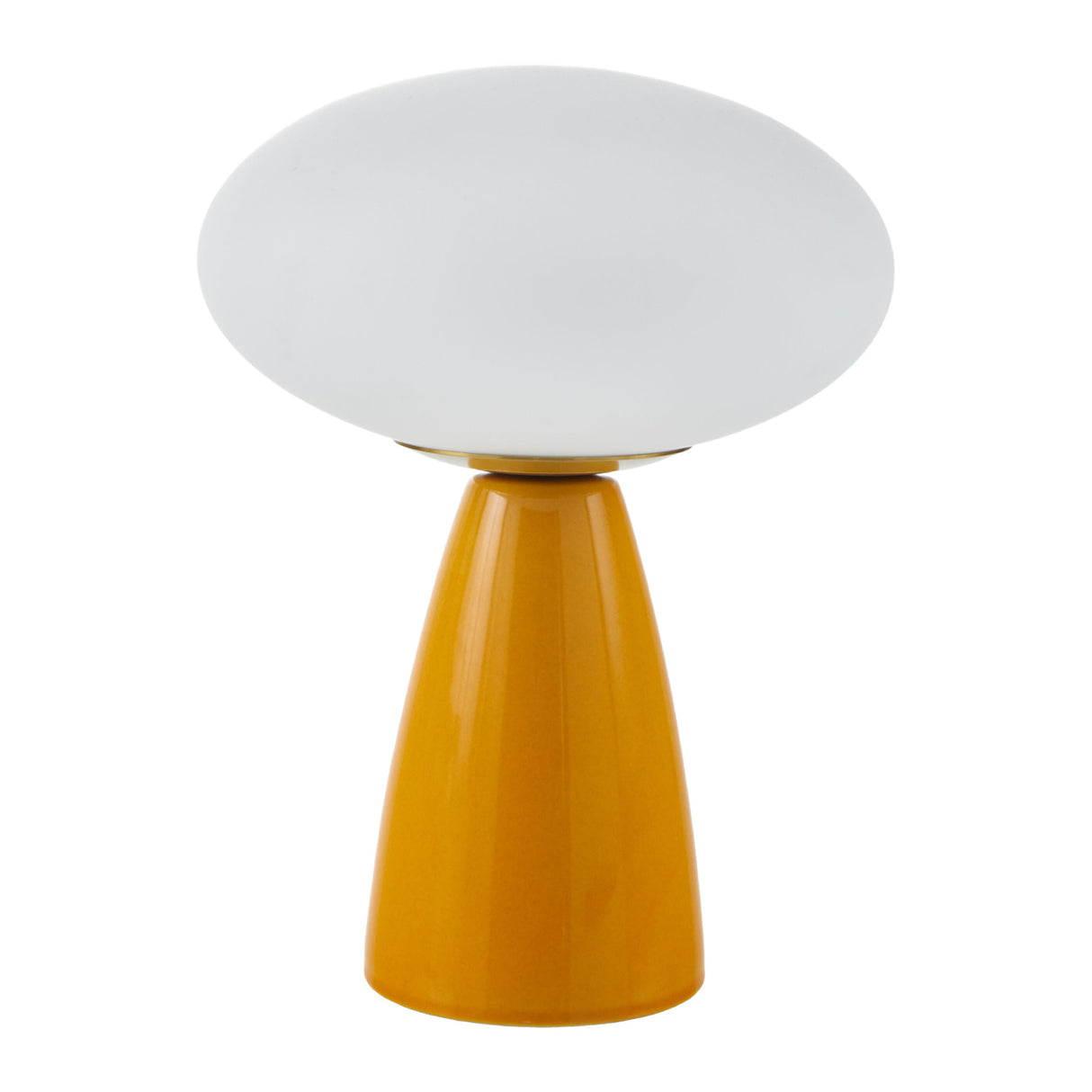   Modern European furniture - Oval White Glass Table Lamp - www.oroa.com | Oroa.com