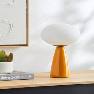   Modern European furniture - Oval White Glass Table Lamp - www.oroa.com | Oroa.com