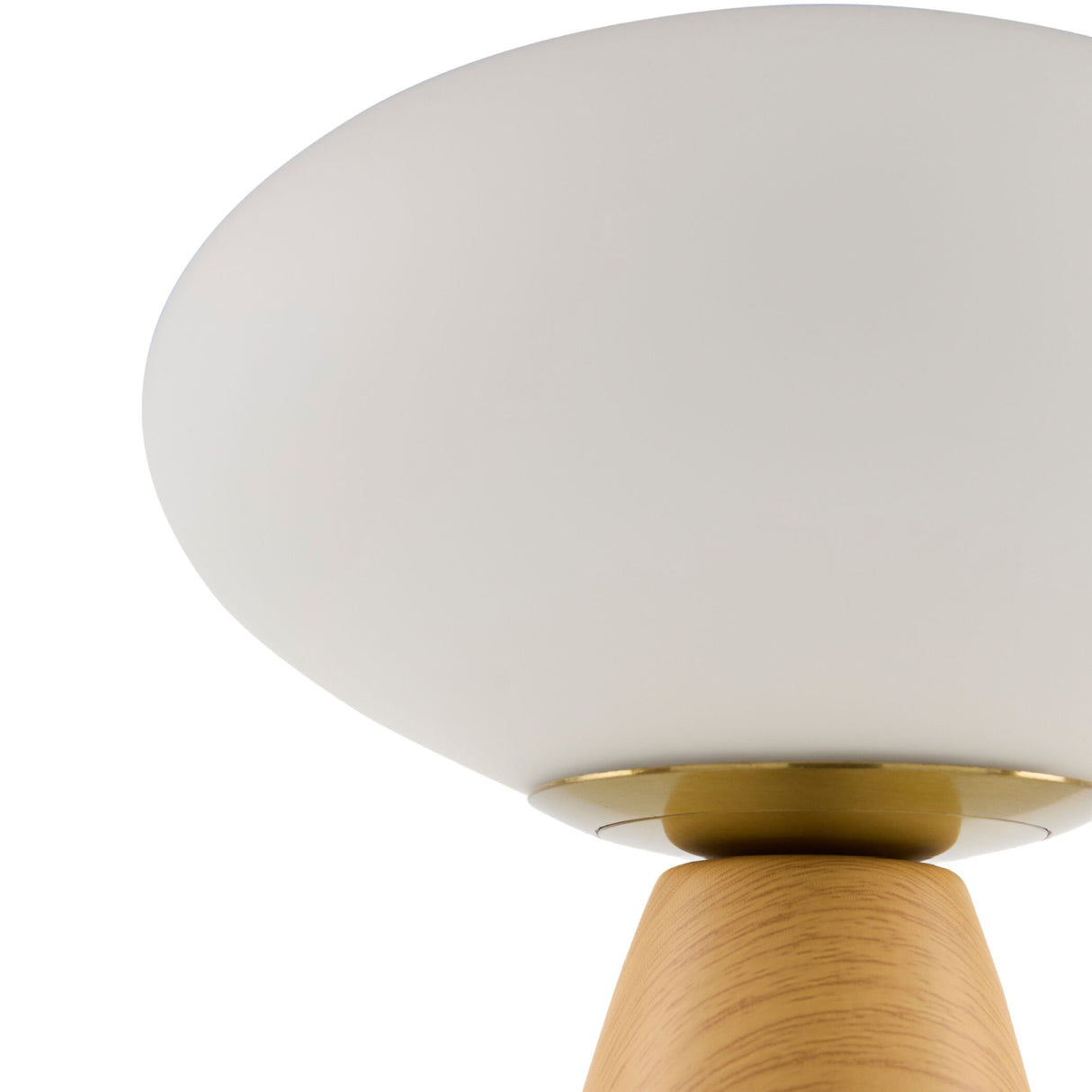   Modern European furniture - Oval White Glass Table Lamp - www.oroa.com | Oroa.com