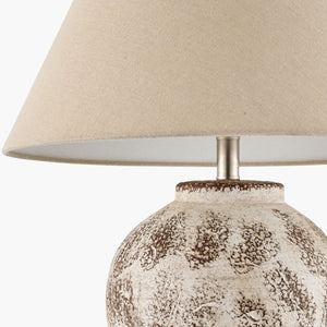   Modern European furniture - Rustic Brown Ceramic Table Lamp - www.oroa.com | Oroa.com