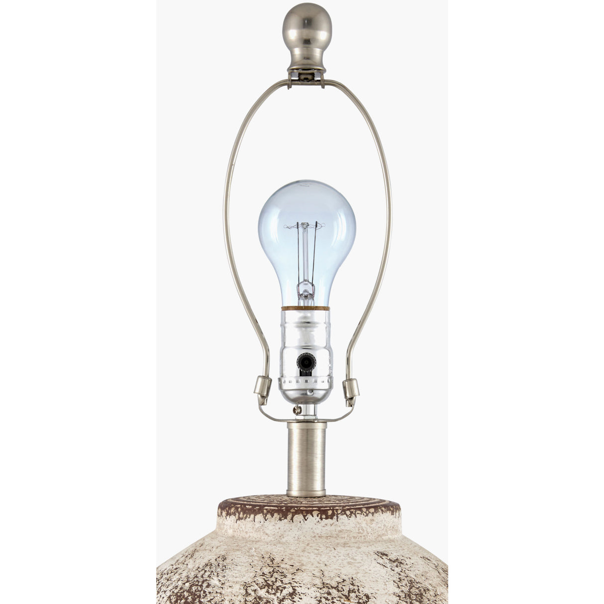   Modern European furniture - Rustic Brown Ceramic Table Lamp - www.oroa.com | Oroa.com
