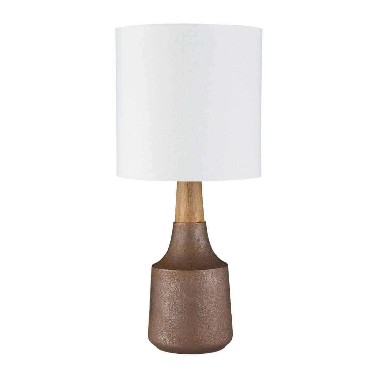   Modern European furniture - Drum Linen Shade Table Lamp - www.oroa.com | Oroa.com