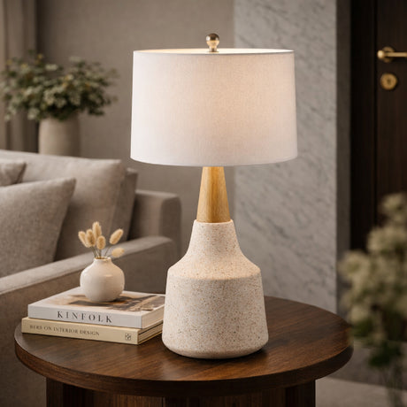   Modern European furniture -  Speckled Base Accent Table Lamp - www.oroa.com | Oroa.com