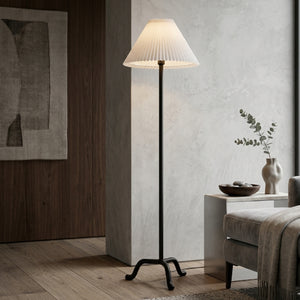   Pleated Linen Accent Floor Lamp | Oroa.com