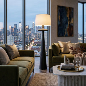   Black Minimalist Accent Floor Lamp | Oroa.com