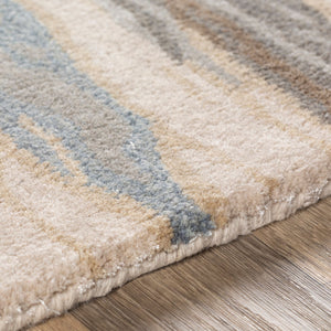   Modern European furniture - Multicolored Viscose Wool Blend Carpet - www.oroa.com | Oroa.com
