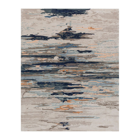   Modern European furniture - Multicolored Viscose Wool Blend Carpet - www.oroa.com | Oroa.com