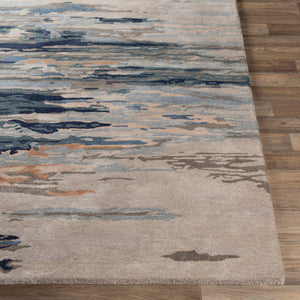   Modern European furniture - Multicolored Viscose Wool Blend Carpet - www.oroa.com | Oroa.com