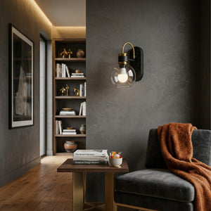   Modern European furniture - Industrial Style Glass Wall Lamp - www.oroa.com | Oroa.com