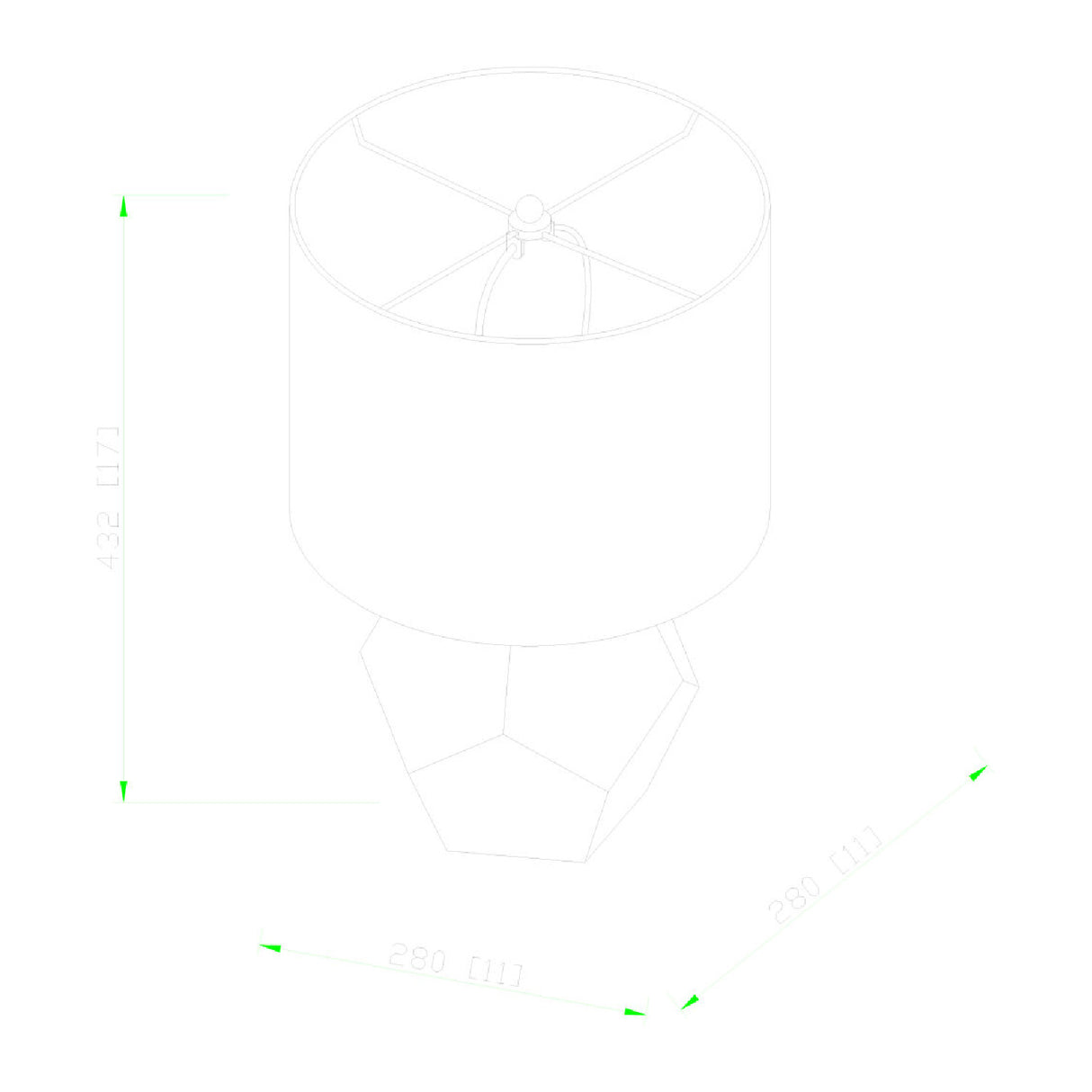   Modern European furniture - Faceted Glass Accent Table Lamp - www.oroa.com | Oroa.com