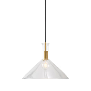   Modern European furniture - Conical Clear Glass Pendant Lamp - www.oroa.com | Oroa.com