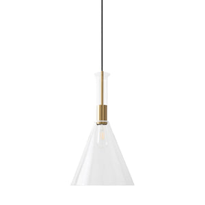   Modern European furniture - Conical Clear Glass Pendant Lamp - www.oroa.com | Oroa.com