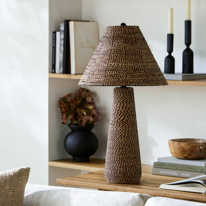   Modern European furniture - Rattan Wrapped Table Lamp - www.oroa.com | Oroa.com