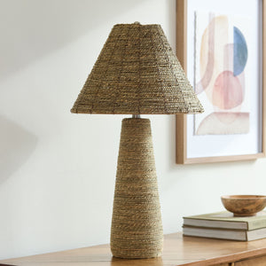   Modern European furniture - Rattan Wrapped Table Lamp - www.oroa.com | Oroa.com