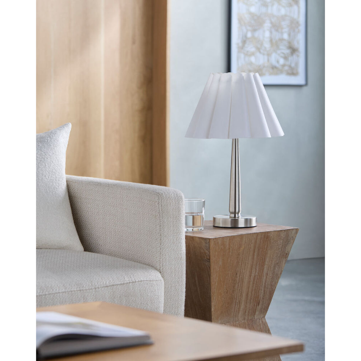   Modern European furniture - Iron Base Linen Table Lamp - www.oroa.com | Oroa.com