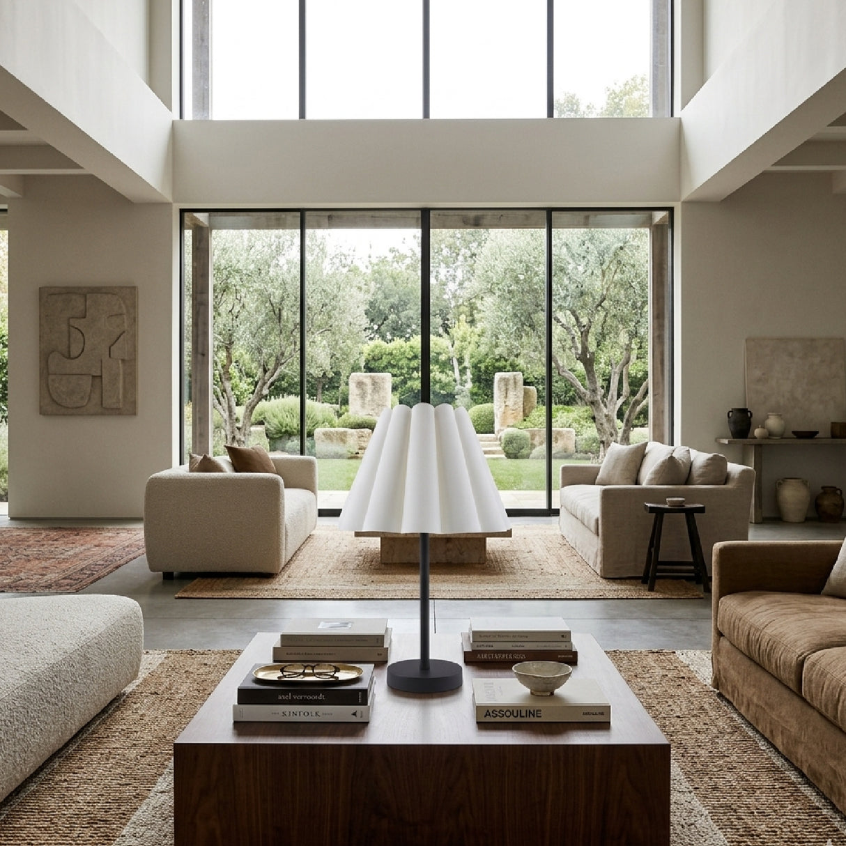   Modern European furniture - Iron Base Linen Table Lamp - www.oroa.com | Oroa.com