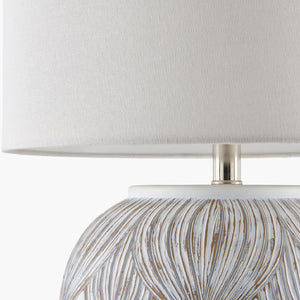   White Painted Accent Table Lamp | Oroa.com