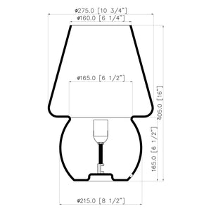   Modern European furniture - Glass Accent Table Lamp - www.oroa.com | Oroa.com
