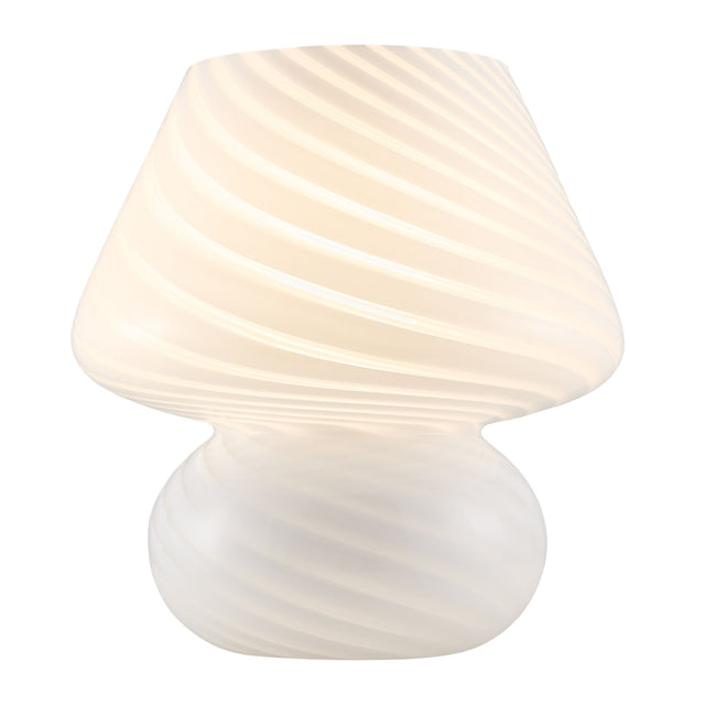 Modern European furniture - Painted White Glass Table Lamp - www.oroa.com