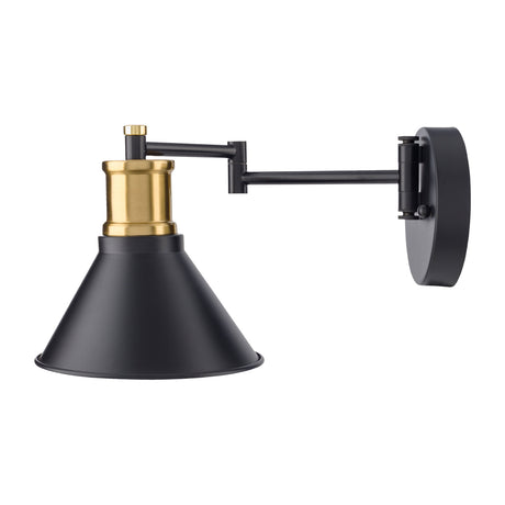   Modern European furniture - Black Metal Conical Wall Lamp - www.oroa.com | Oroa.com