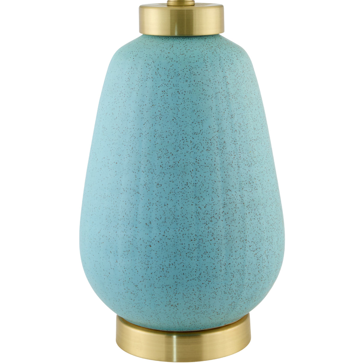   Modern European furniture - Glazed Teal Ceramic Table Lamp - www.oroa.com | Oroa.com