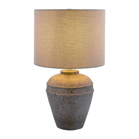   Modern European furniture - Gray Cement Accent Table Lamp - www.oroa.com | Oroa.com