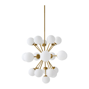   Glass Globes 22-Light Chandelier | Oroa.com