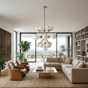   Glass Globes 22-Light Chandelier | Oroa.com