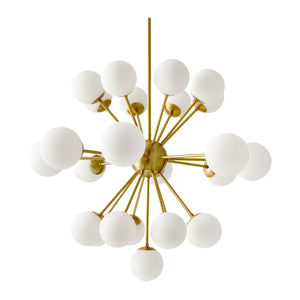   Glass Globes 25-Light Chandelier | Oroa.com